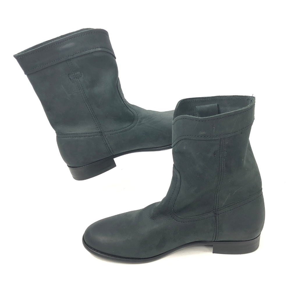 FRYE Women's Roper Boots Suede Gray Black 8 B NEW - Picture 6 of 8